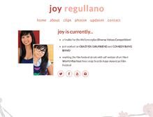 Tablet Screenshot of joyregullano.com